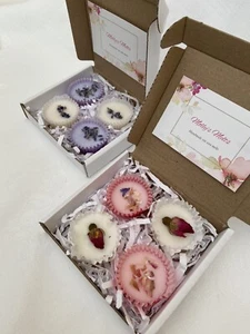 Highly Scented Handmade Rose or Lavender Soy Wax Melts In Box, Gift, Present, - Picture 1 of 8