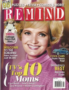 Remind Magazine May 2017 Top TV Moms Carol Brady Florence Henderson Cool Cars - Picture 1 of 2