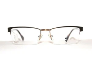 BRAND NEW 7FAM PISMO BWN SEMI RIMLESS FRAME BROWN ADULTS RX EYEGLASSES 52-17-140 - Picture 1 of 6