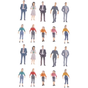 30 PCS Miniature People for Models Scale Vehicles Man Child - Picture 1 of 12
