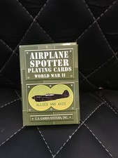 Airplane Spotter Playing Cards World War II Allied And Axis 52 Complete Deck