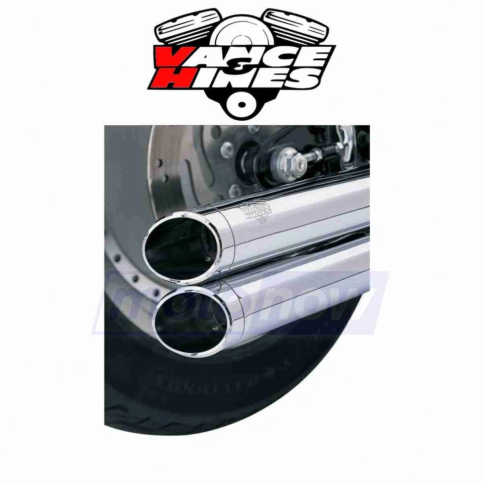 Vance & Hines Billet End Caps for Big Shots Exhaust for 2008-2013 Harley lh - Image 1 of 4