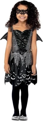 Girls Halloween Dark Bat Fairy Costume - Image 1 of 4