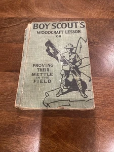 1918 Boy Scouts Woodcraft Lesson or Proving Mettle in the Field by Fletcher HB - Picture 1 of 10