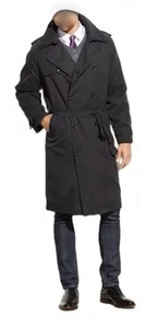London Fog Men Classic Fit Iconic Belted Trench Raincoat 42 R NEW $450 L90135 - Picture 1 of 3