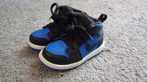 Nike Air Jordan Retro 1 Mid Hyper Royal Blue TD Rare Toddler Size 6C - Bild 1 von 6