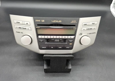 2007-2009 Lexus RX400h Radio Stereo AM FM CD Cassette Mark Levinson 86120-48A30 - Image 1 of 4