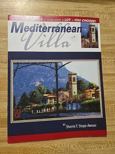 Mediterranean Villa Counted Cross Stitch Pattern Chart Booklet By Leisure Arts - Picture 1 of 4