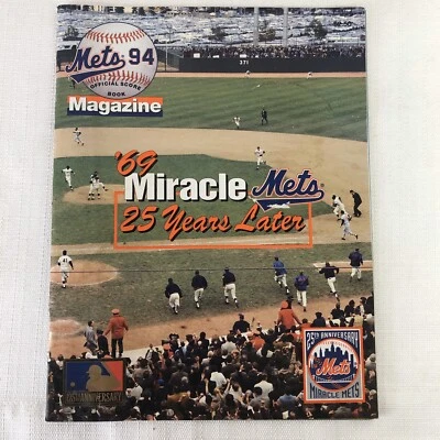 Mets New York 1994 Magazine MLB Baseball 69 Miracle Mets 25 Years Later Miracle - Image 1 of 4