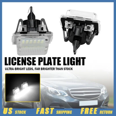 Luz de matrícula LED para 08-12 Mercedes Benz C S204 5 puertas camioneta/estado Foto 1 de 4