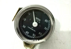 Smiths Tachometer 60 mm fitment M12x1 thread Replica 2:1 Anti Clock 8000 rpm - Bild 1 von 3