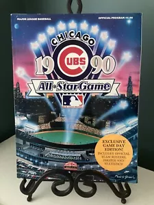 1990 MLB All Star Game Program Chicago Wrigley Field. Game day exclusive insert - Picture 1 of 20