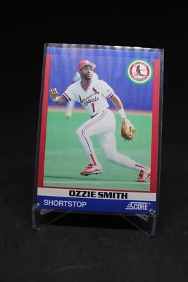 1991 Score Super Stars - #18 Ozzie Smith St. Louis Cardinals - Image 1 of 2