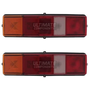 Rear Lights Ford Transit Tail Tipper Lamps Pickup Luton Mk7 1 Pair Left & Right - Picture 1 of 24