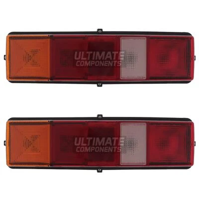 Rear Lights Ford Transit Tail Tipper Lamps Pickup Luton Mk7 1 Pair Left & Right - Image 1 of 4