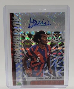2021-22 Mosaic FIFA Road to The World Cup Gianluca Busio Silver Autograph Auto - Picture 1 of 2