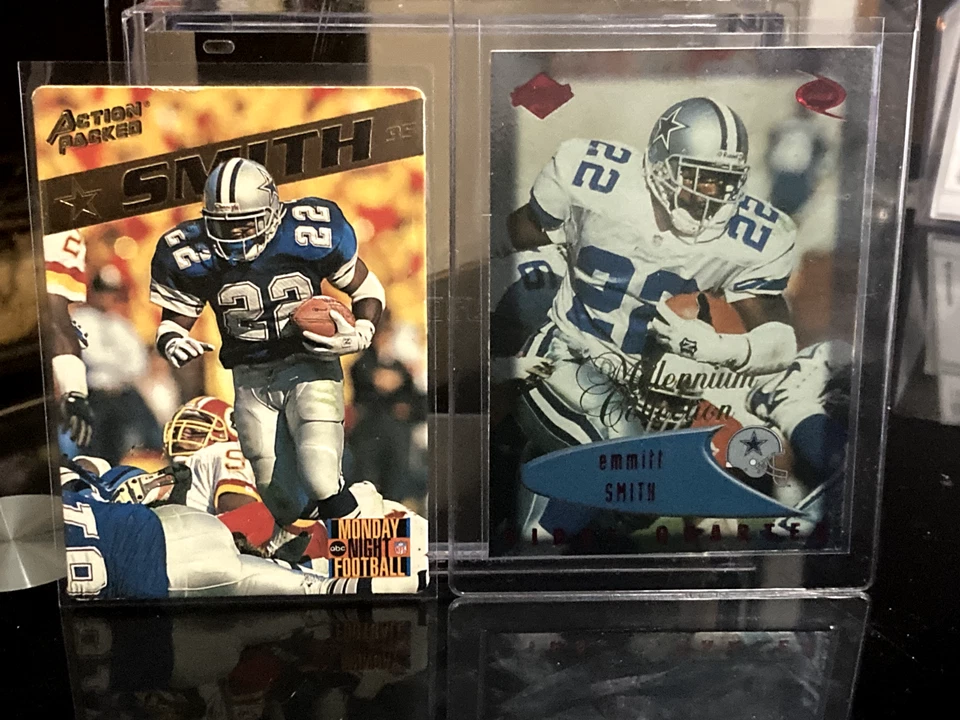 1995 Action Packed Monday Night Football - #55 Emmitt Smith HOF - Image 1 of 1