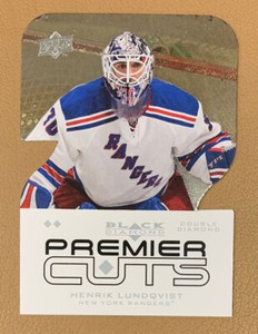 2008-09 Black Diamond Premier Die-Cut #PDC29 Henrik Lundqvist - New York Rangers