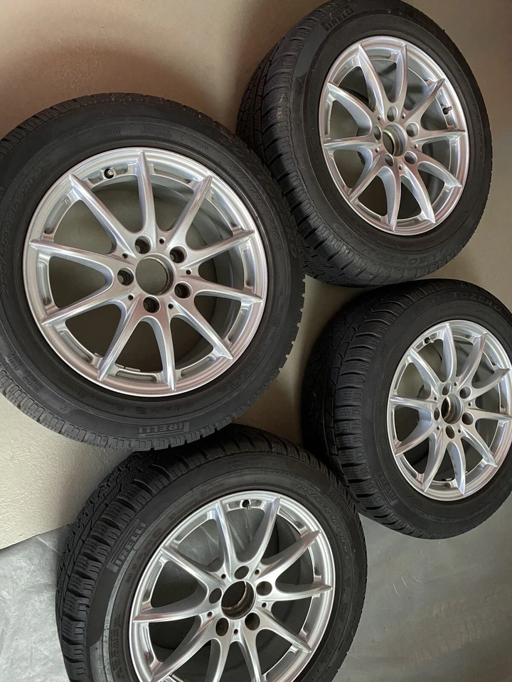 Pirelli Winterreifen 225 /55 R 16 auf Ronal Alufelgen 7,5 JG ET 43 - Bild 1 von 1