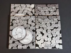 4 books 1965-1998, & 1999-2008 P&D Complete sets Washington & State Quarters - Picture 1 of 12