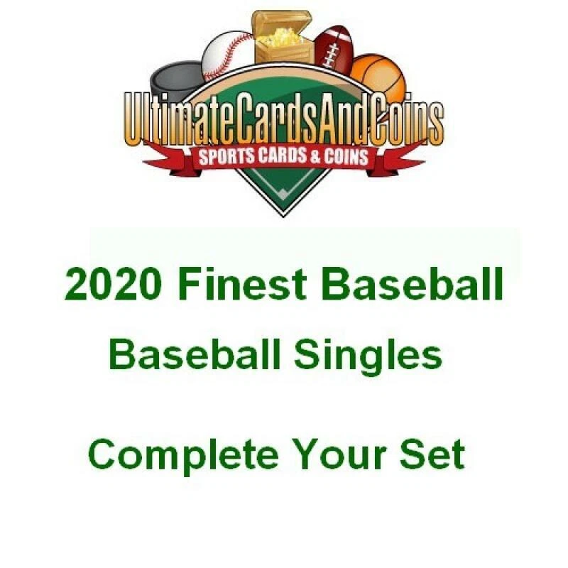 2020 Finest Baseball Singles 1 -100 Complete Your Set - Image 1 of 1