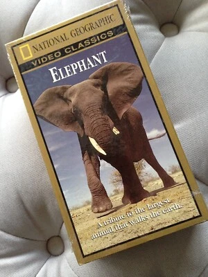 National Geographic Video Classics Elephant Largest Animal on Earth vhs tape NWT - Image 1 of 4