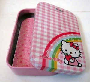Hello Kitty Blechdose leer 9,5 x 6 x 2 cm. - Bild 1 von 1
