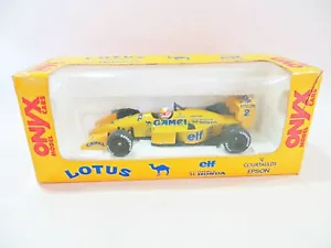 ONYX '1988 CAMEL LOTUS HONDA 100T F1 RACING CAR, SATORU NAKAJIMA #2' 1:43 MIB. - Picture 1 of 5