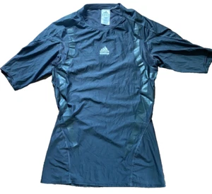 Camisa para hombre Adidas Clima-cool manga corta negra grande - Imagen 1 de 3