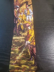 1993 "The 19th Hole" - Silk Ralph Marlin Tie Necktie, Vintage Golf - Picture 1 of 4