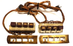 vIntage CROSLEY PRESTOTUNE 11 Modell 1137: ungeprüfte VOREINSTELLUNGSEINHEITEN RECHTS & LINKS - Bild 1 von 5