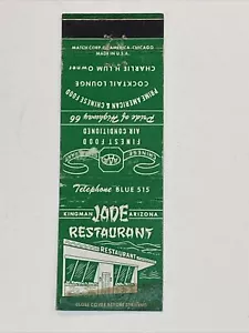 DE COLECCIÓN CUBIERTA MATCHBOOK Jade Chinese Restaurant, Kingman, Arizona Route 66 - Imagen 1 de 2