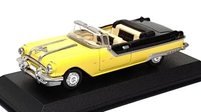 New Ray 1/43 Scale Diecast 48016 - 1955 Pontiac Starchief - Yellow/Black - Image 1 of 4