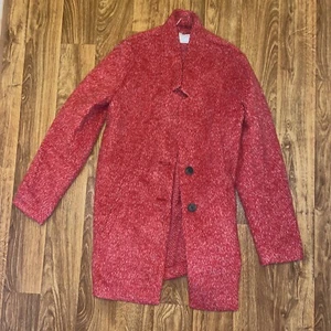 Old Navy Red Women's Two-Button Peacoat New Small - Picture 1 of 4