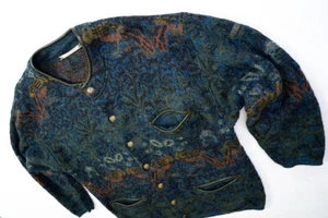 März Pullover Jacke Janker Loden Joppe Strick Knit München Vintage Wolle L 54 - Bild 1 von 10