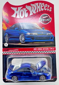 2025 Hot Wheels RLC Exclusive 1995 Honda Acura Integra Type R Blu (Z03) - Foto 1 di 12