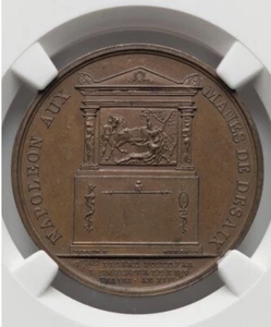1805 FRANKREICH KAISER NAPOLEON I BONAPARTE Medaille -DENKMAL AN DESAIX- NGC MS64 - Bild 1 von 4