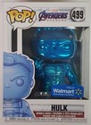 Funko POP EXCLUSIVE Chrome Blue Hulk w/ Infinity Gauntlet #499 Endgame Figure