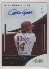 2021 Panini Absolute Iconic Ink /25 Pete Rose #II-PR Auto