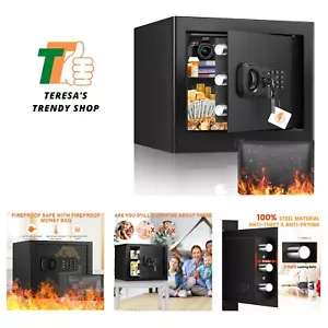 1.2 Cu ft Box for Home Use, Fire Safe with Fireproof Document Bag, Digital Se... - Picture 1 of 10