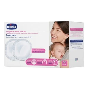 Chicco Coppette Assorbilatte Antibatteriche 60 Dischetti - Foto 1 di 1