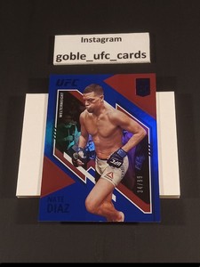Nate Diaz Blue Elite 34/99 2021 UFC Panini Chronicles