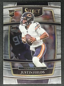 JUSTIN FIELDS 2021 Panini Select Concourse Rookie RC #50 | Bears - Picture 1 of 2