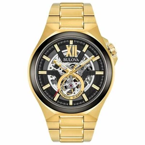 Bulova Classic Automático Para Hombre Acero Inoxidable Maquina, Tono Dorado (Modelo: 98A178) - Imagen 1 de 8