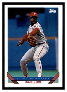 1993 Topps #773 CLIFF BRANTLEY Philadelphia Phillies