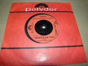 VANGELIS- CHARIOTS OF FIRE VINYL 7" 45RPM CO - Picture 1 of 1