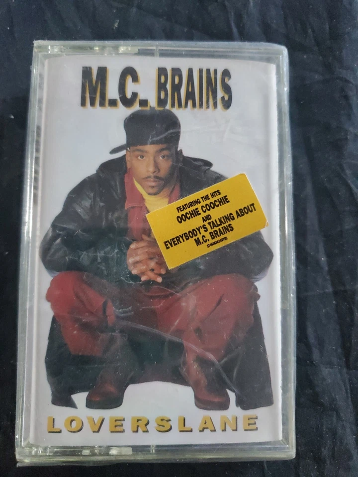 New M.C. BRAINS LOVERS LANE 1992 CASSETTE TAPE HIP HOP RAP 90s MOTOWN OOCHIE - Image 1 of 2