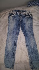 Dolce & Gabbana D&G men bleached  blue jeans us 35 34 AUTHENTIC 