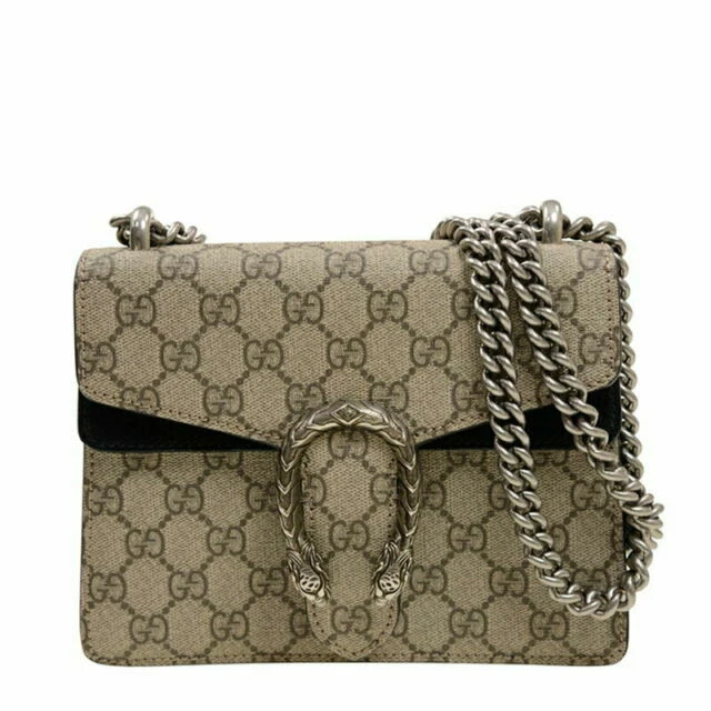 Gucci Dionysus Crossbody Mini Beige Canvas