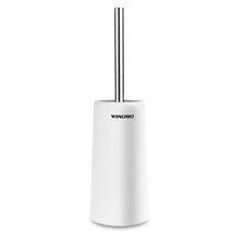  Toilet Brush With Holder and Drip Cup Stainless Steel Scrubber